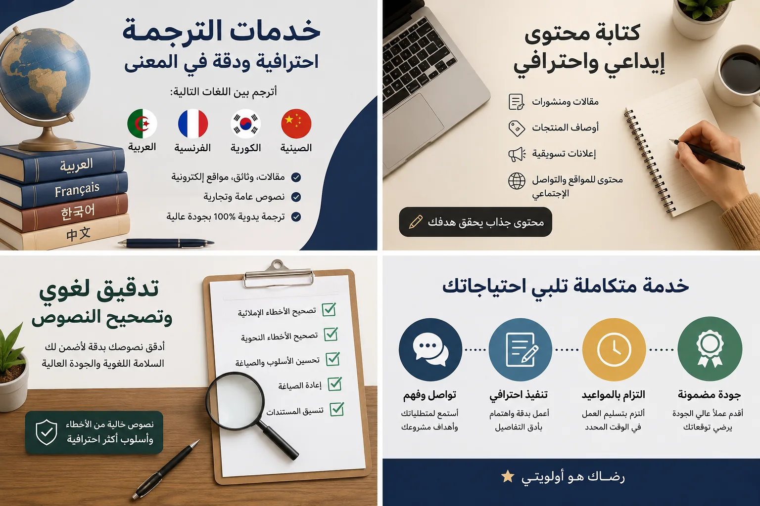 أنا مترجم وكاتب محتوى، أترجم بين العربية والفرنسية والكورية والصينية، وأكتب المقالات وأدقق النصوص.