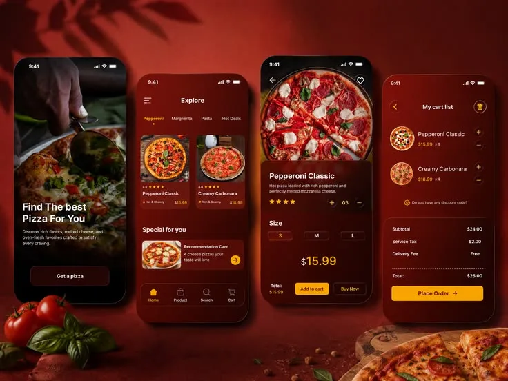 Application mobile de commande et de livraison